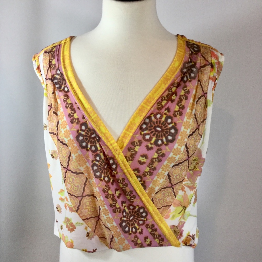 Free People -  sheer camisole crop top - NWOT